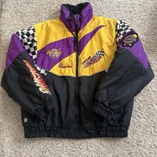 Vtg 1990s Ski-Doo Rotax Racing Jacket Mens L Bombardier Team Snowmobile Canada picture