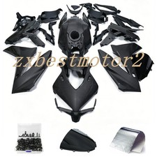 For Honda CBR650R 2024-2025 ABS Black Carbon Fiber Bodywork Fairing Kit w/Bolts picture