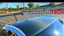 03-04-05-06-07-08 FULL REAL CARBON FIBER ROOF TOP COVER - FITS NISSAN 350Z 350 Z picture