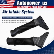 Left & Right Air Intake Hose for 2014-2017 Mercedes-Benz S550 S63 AMG 4.6L 5.5L picture