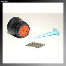Deutsch HD16 9-Pin Genuine Female Connector & Tool, 14-16AWG Solid sockets, USA picture