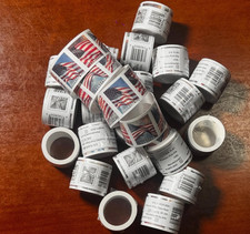 10 Roll Of 100 U.S. Flag First Class US Postage Stamps New Seal 1000 pcs picture