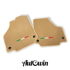 AutoWin Brand Beige Floor Mats for Ferrari 458 Spider | IT Edition picture