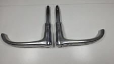 PAIR 1937 1938 CHEVY MASTER DELUXE EXTERIOR DOOR HANDLES LOCKING NON LOCKING OEM picture