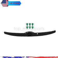 Tailgate License Plate Trim Black Fit 2015-2020 Honda Fit Hatch Rear Cover picture
