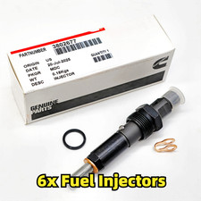 New 6x Fuel Injectors For 94-98 Dodge Ram 2500 3500 5.9L Cummins 12V Diesel picture