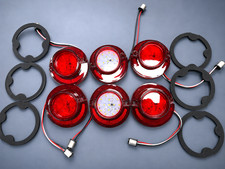 1964 Chevy Impala LED Tail Light Backup Lamp Lens Set 12PC Red Clear Kit Gaskets picture
