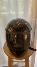 Scorpion EXO-400 full-face motorcycle black helmet picture