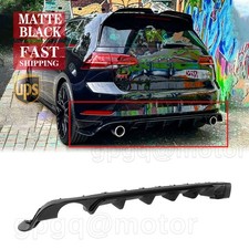 For VW Golf MK7.5 GTI 18-2021 TCR Style Matte BLK Rear Bumper Shark Fin Diffuser picture
