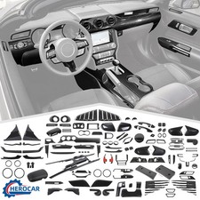 ⭕Carbon Fiber Car Decor Cover Trim Accessories Full Kit for Ford Mustang 2015-17 picture