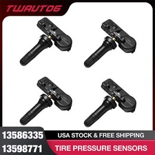 (4) OEM TPMS Tire Pressure Monitoring Sensors for Chevy GMC 13586335/13598771 picture