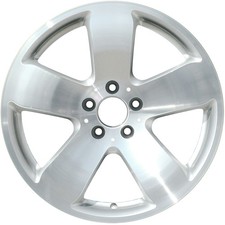 Refurbished 17x8 Machined Silver Wheel fits 2003-2005 Mercedes E320 560-65296 picture