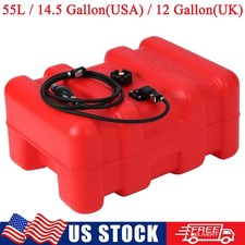 14.5Gallon 55L Portable Marine Tank External Fuel Tank Outboard Boat Motor Gas picture