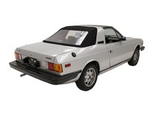 Fits Lancia Zagato 1979-82 Soft Top Premium Canvas Cloth Black picture