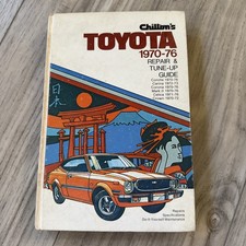 Chilton's Toyota Repair and Tune Up Guide Hardback Book 1970-76 picture