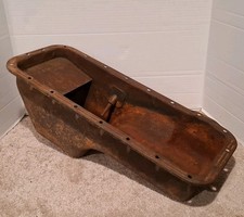 1967-77 Ford Truck 4x4 Fe Oil Pan 352 360 390 No Pickup Tube No Dipstick picture