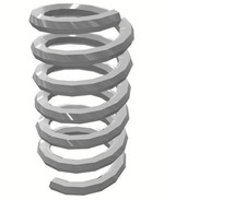 23 24 25 PALISADE Right Rear Coil Spring, w/o Load Leveling Suspension; AWD picture