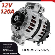 20758751 Alternator For Chevy Cobalt MalibuPontiac G5 Saturn Aura 2.2L 2008-2012 picture