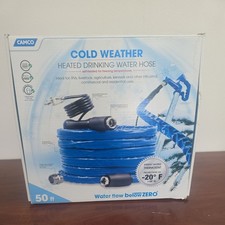 Camco 50' Heated Water Hose for RV / Animal Watering. NEW IN OPEN BOX picture