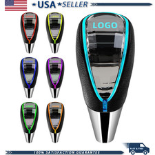 LED Crystal Car Shifter, 7 Color Illuminated Gear Shifter, Universal 8/10/12MM H picture