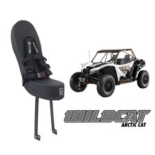 UTVMA 2012-2020 Artic Cat Wildcat 1000 Bump Seat W/ Auto Buckle Neon Lime Harnes picture