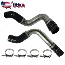 2Pcs Turbocharger Intercooler Hose for Ram 2500 3500 4500 5500 2019-2024 L6 6.7L picture
