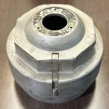 Rare Hayes #5 Wire Left Wheel Threaded Screw-on Hubcap Hub Grease Cap Hub Nut picture