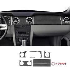 [6pcs] Real Carbon Fiber Dash Overlay Mustang 2005-2009 picture