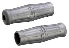 Black RUBBER GRIPS Harley 1909 - 1934 JD VL RL DL 