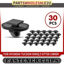 30Pcs Nylon Black Wheel Opening Molding Clips Retainer for Hyundai 87758-CW000 picture