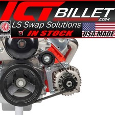 ICT Billet  Alternator Bracket Low Mount Compatible with LS Corvette picture