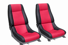 for CHEVY CORVETTE C3 1979-1982 IGGEE S.LEATHER CUSTOM MADE FIT SEAT COVERS picture