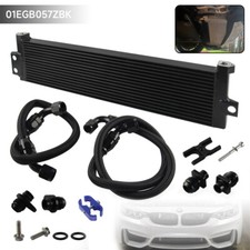 Performance Oil Cooler Kit For BMW M3 M4 M2 S55 F80 F82 F83 F87 F8X 15-20 Black picture