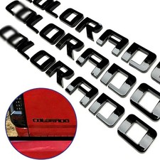 3PCS Black Raised Letters Emblem For Colorado Door Side Fender Tailgate Badges picture