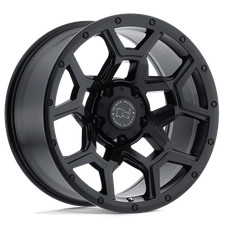 Black Rhino Overland 17x9.5 +6 Matte Black Wheel Rim 6x139.7 (QTY 1) picture