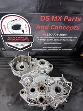 2005-2007 Kawasaki KX250 OEM Engine Crankcase Cases Set 2 Stroke DAMAGED picture