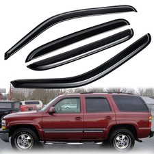 For 2000-2006 Chevy Tahoe GMC Yukon Smoke Window Visor Vent Sun Rain Guards picture