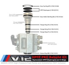 Pro HPFP Rebuilding Kit For BMW V12 N73 Bosch High Pressure FuelPump Single Bank picture
