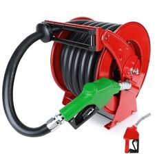 Red Diesel Fuel Hose Reel Retractable 1