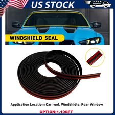 16FT/5M Windshield Seal Weather Stripping Sunroof Sealing Strip Trim Car 1-10X picture