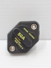 Bussmann Boat Panel Mount Breaker 25450 | 50A 32V picture