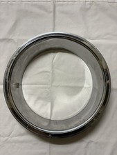  15.5” Vintage Heavy  Chrome Hubcap Beauty Ring Wheel Rim Trim  picture