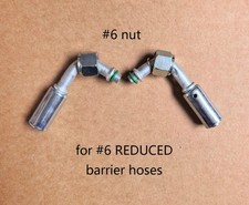 A/C  Beadlock Fitting O-ring #6 REDUCED Barrier Hose RB1321 35R1321 picture