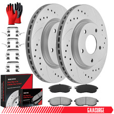 11''(280mm) Front Brake Disc Rotors and Pads Kit For 2013-2019 Nissan Sentra picture