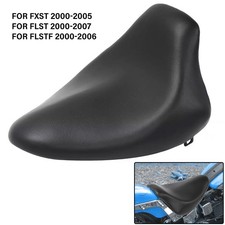 For Harley Fat Boy Heritage Softail 2000-2007 Black Butt Bucket Solo Driver Seat picture