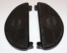 Half Moon Floorboards Ovals Footrest Compatible With Harley Davidson 83-20 picture