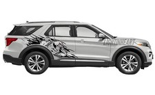 Fit For Ford Explorer Side Decal Distorted Stripe Bear Graphics Vinyl Sticker picture