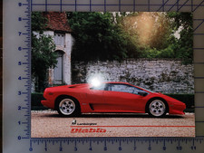 1990 1991 LAMBORGHINI DIABLO BROCHURE SHEET picture
