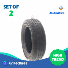 Set of (2) Used 225/60R17 Firestone All Season (Firestone) 99T - 8.5/32 picture
