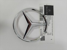 W212 GLOSS Silver Star Emblem Rear Trunk Lid Logo Badge AMG E350 SEDAN Mercedes picture